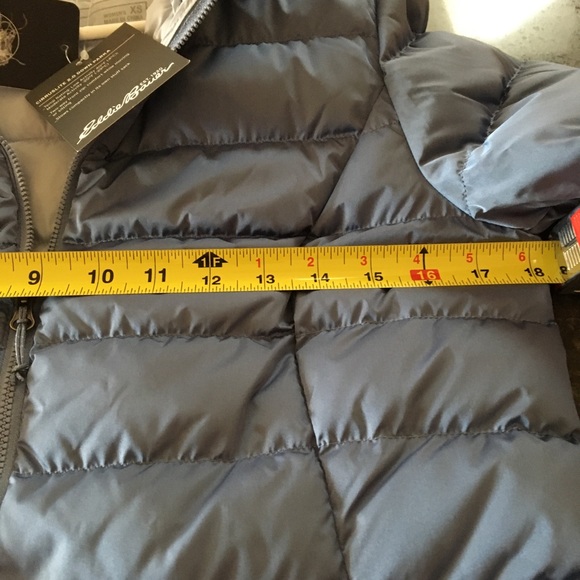 Eddie Bauer New CirrusLite 2.0 Down Parka Puffer XS Dusty Denim Blue - Picture 11 of 13